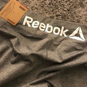 Gray Reebok Leggings